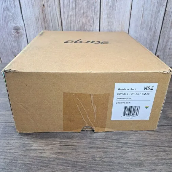 Clove Rainbow Soul Limited Edition Pride Nursing Shoes w/Accessories Women's 6.5 - Picture 11 of 12